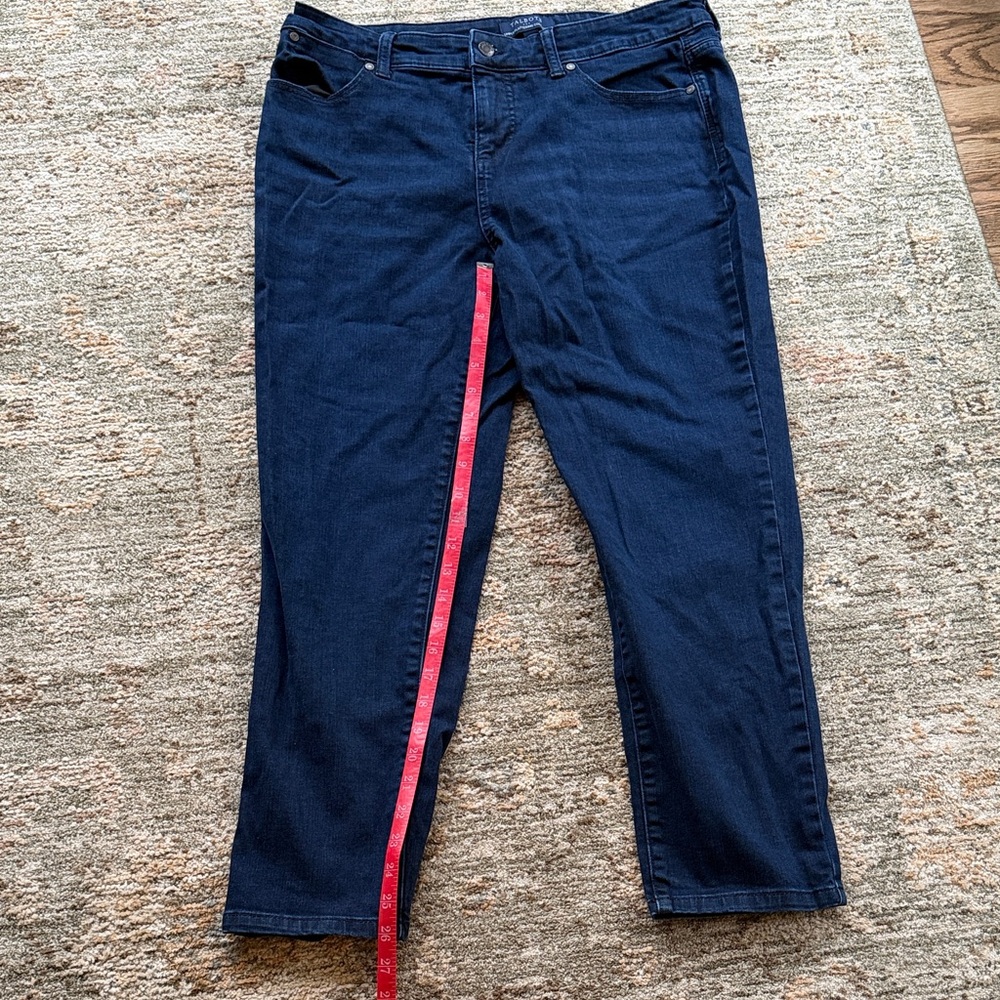 Talbots Women's High Rise Jeans - Dark Blue